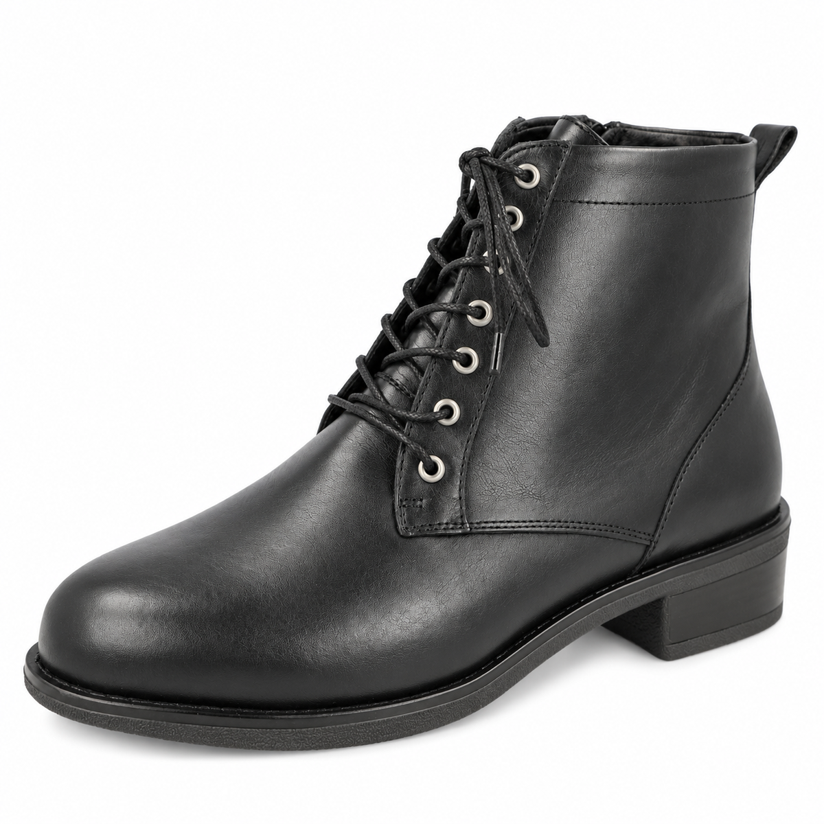 DB Wider Fit Women's Starshine Leather Ankle Boots Black