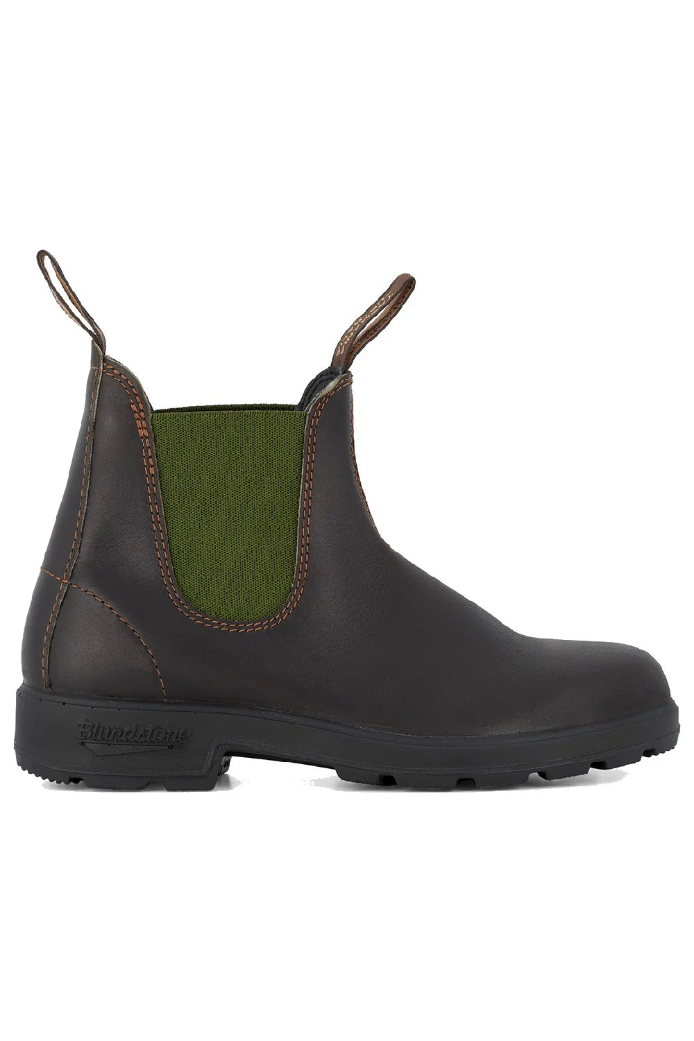 Blundstone Unisex 519 Leather Chelsea Boots Brown Olive