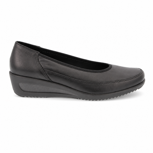 Ara Women's 1240617-04 Hydro Leather Nappa Soft Ballerina Shoes Black