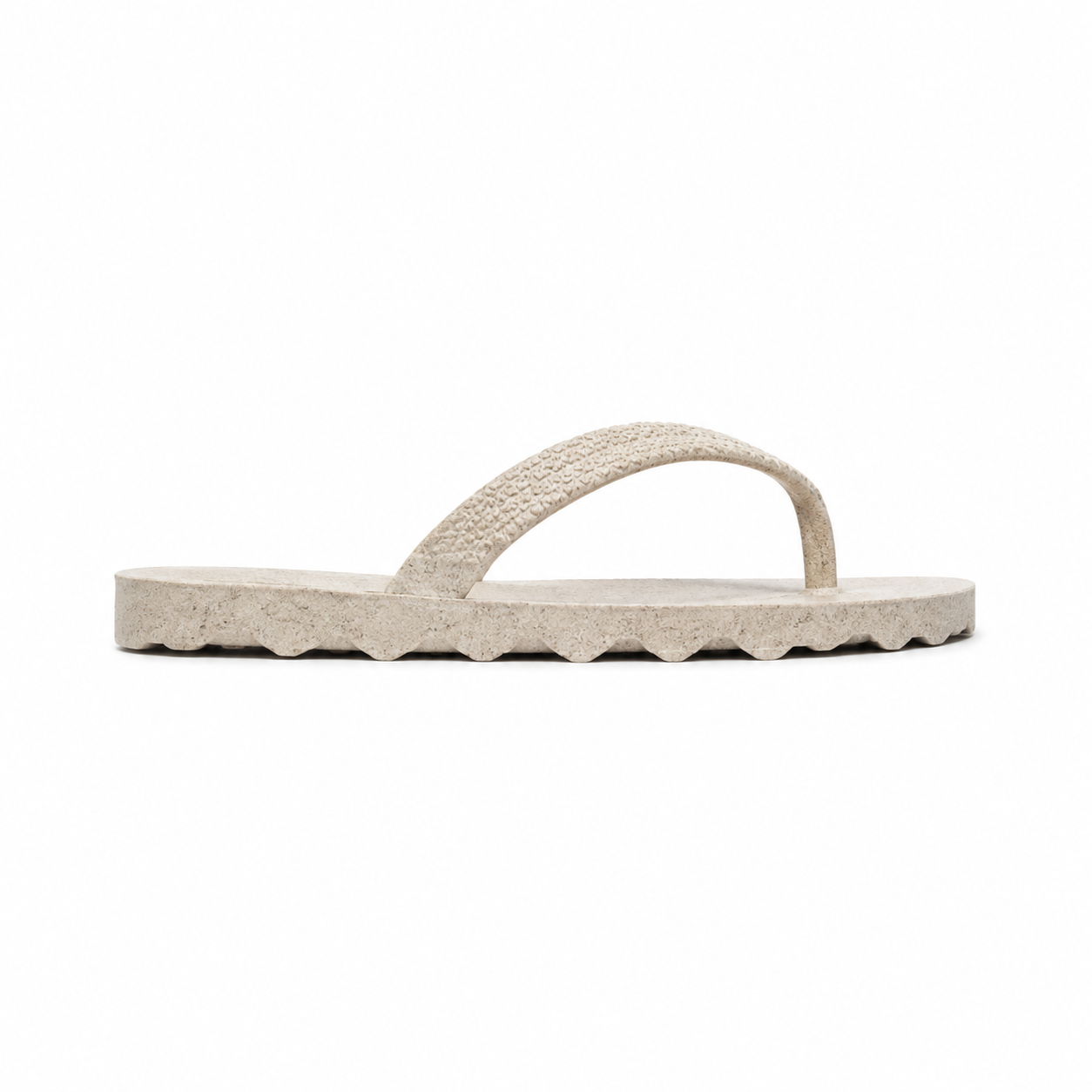 AsPortuguesas Women's Earth Beach Flip-Flops Sandals Natural