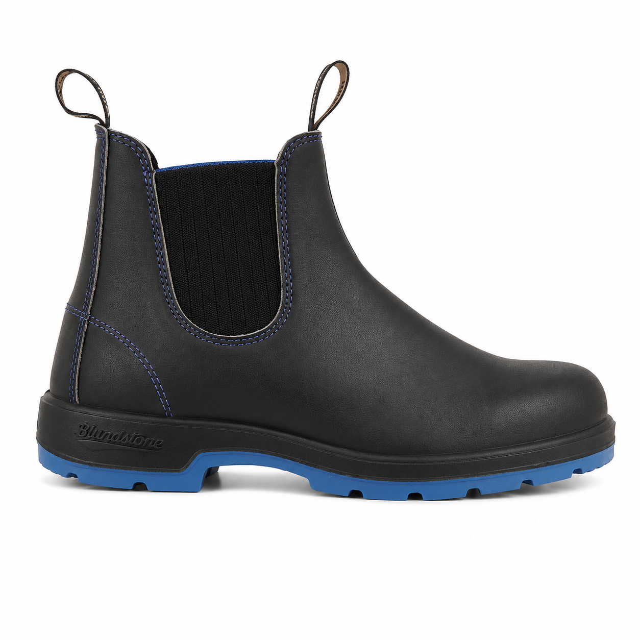 Blundstone Unisex 2343 Leather Chelsea Boots Black Blue
