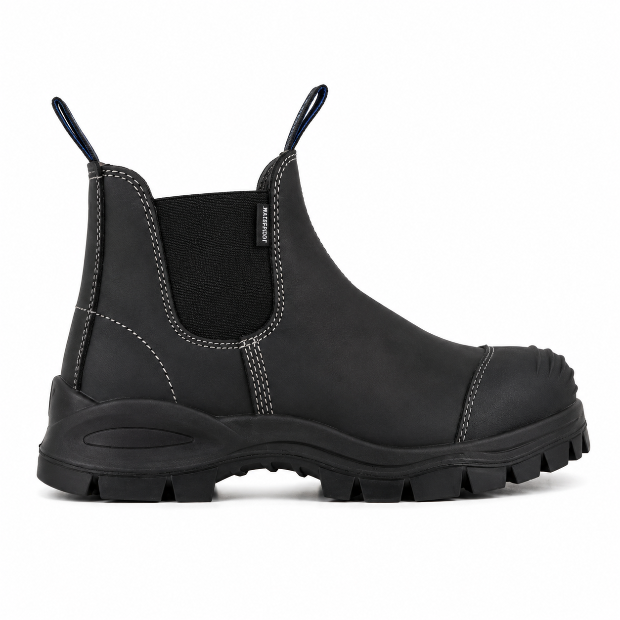 Blundstone Men's 910 Leather Safety Chelsea Boots Black