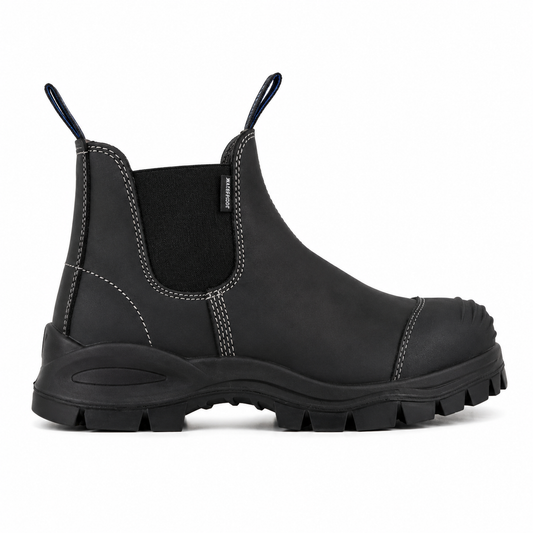 Blundstone Men's 910 Leather Safety Chelsea Boots Black