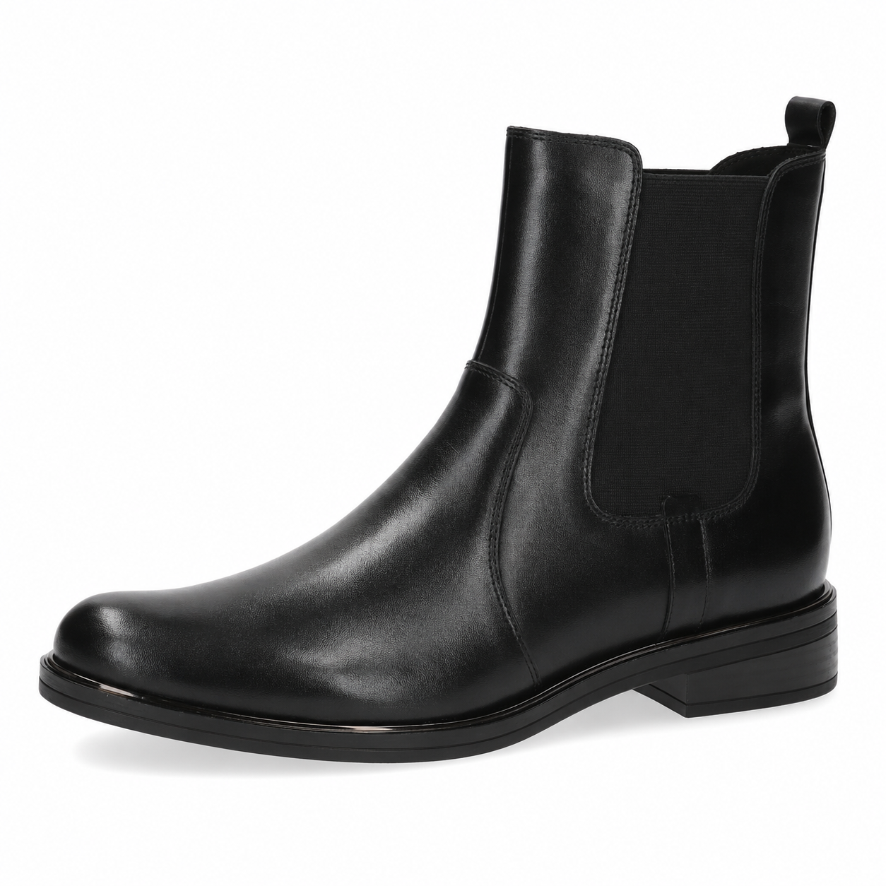 Caprice Women's 9-25304-41 Leather Ankle Boots Black