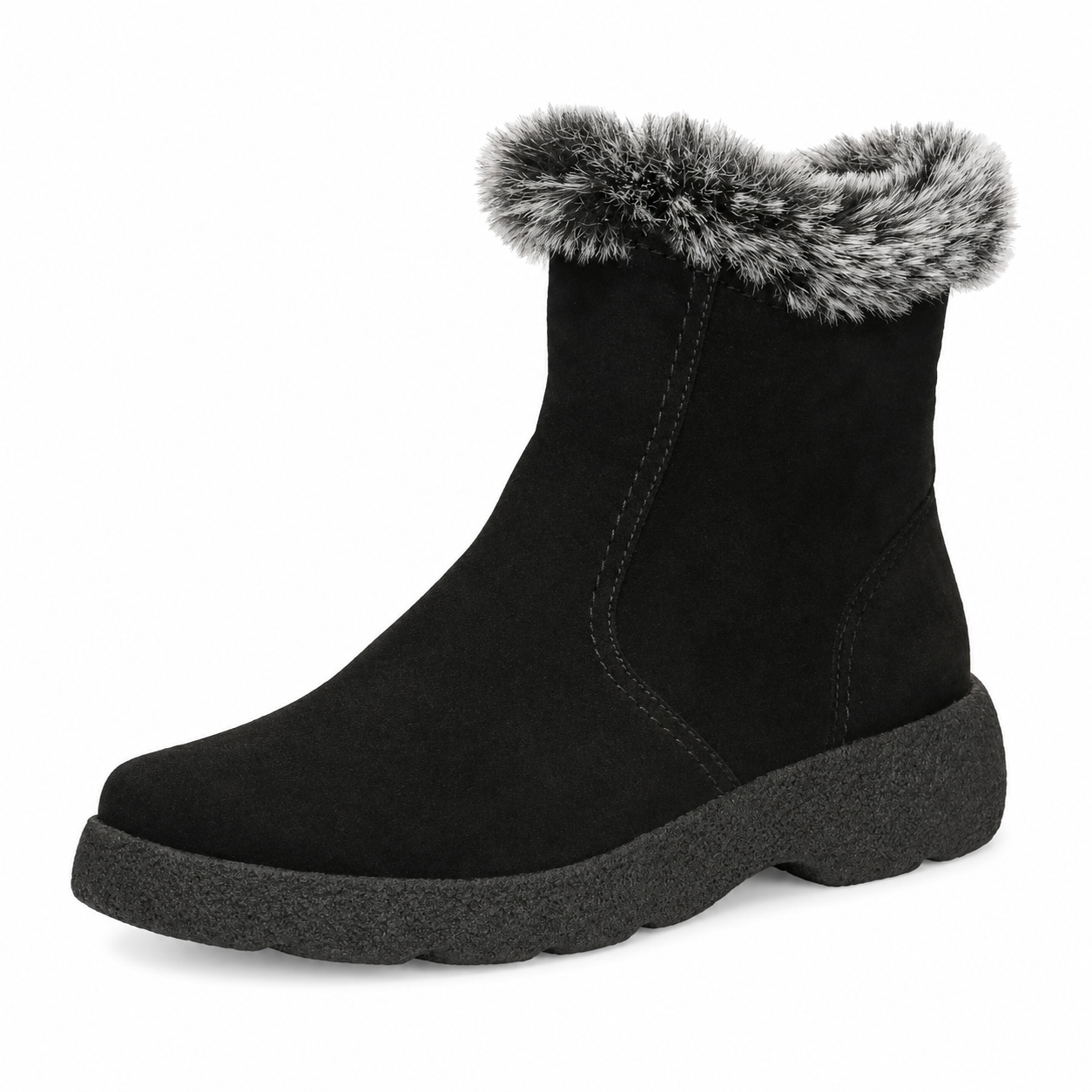 Caprice Women's 9-25450-43 Leather Winter Boots Black