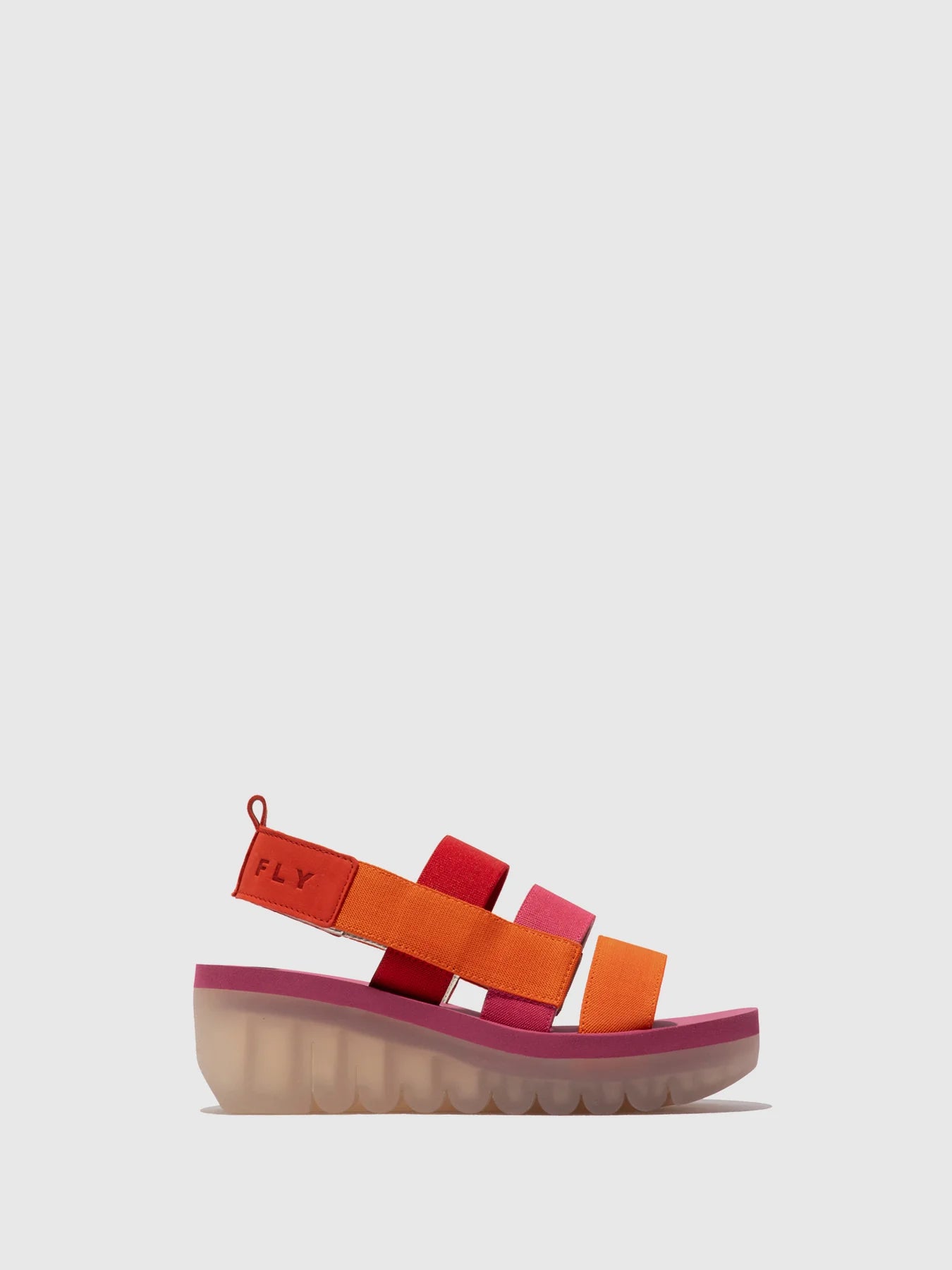 Fly London Women's YERE847FLY Strappy Sandals Devil Red / Multi
