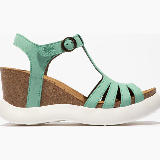 Fly London Women's GAIT959FLY T-Strap Sandals Spearmint Green