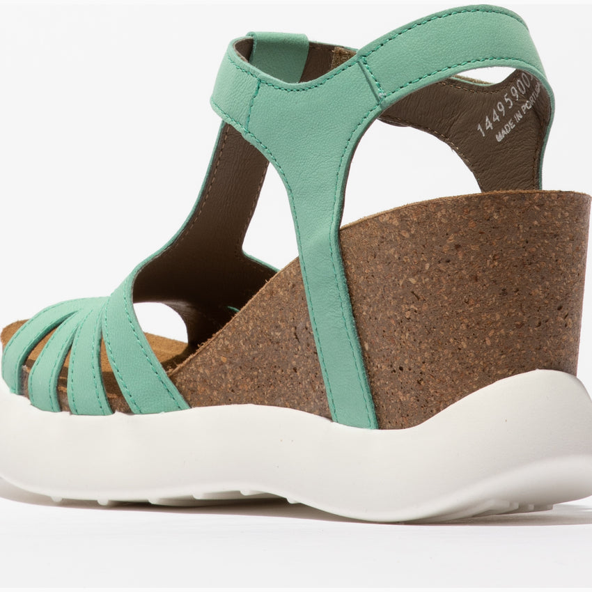 Fly london green sandals best sale