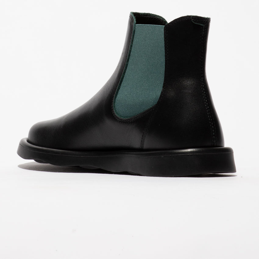 Fly London Women's TICH099FLY Leather Chelsea Ankle Boots Ground / Green