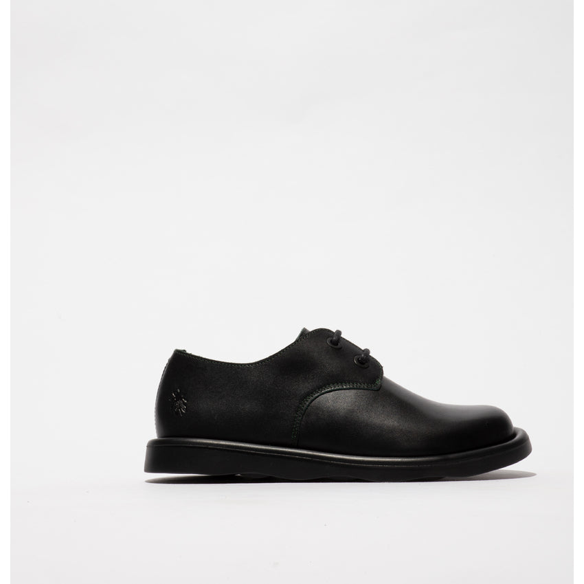 Fly London Women's TENI120FLY Leather Lace-Up Shoes Ground / Green