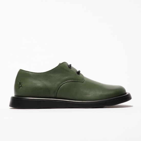Fly London Women's TENI120FLY Leather Lace-Up Shoes Green