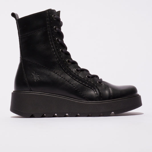 Fly London Women's TERY554FLY Lace Up Ankle Boot - Black