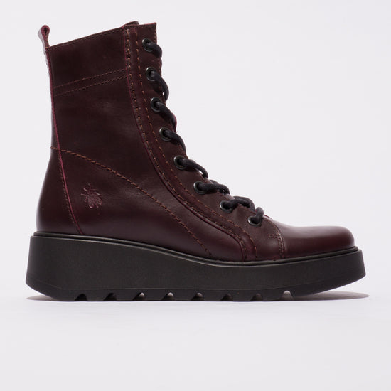 Fly London Women's TERY554FLY Lace Up Ankle Boot - Wine