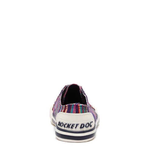 Rocket Dogs Women's 30267 Jazzin Aloe Stripe Sneakers Purple Multi