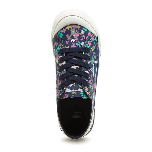 Rocket Dogs Women's 39063 Annie Floral Sneakers Navy Blue