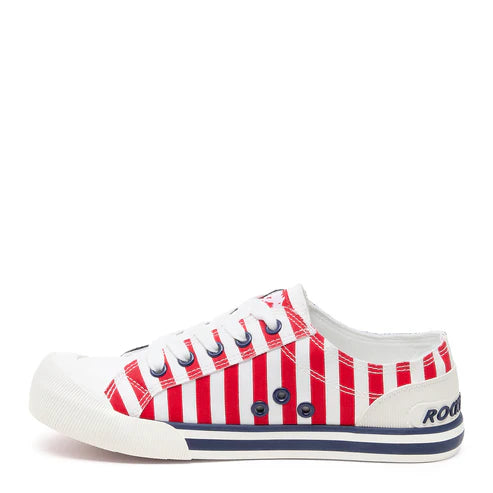 Rocket Dogs Women's 41563 Jazzin Spangle Banner Sneakers Red/Navy