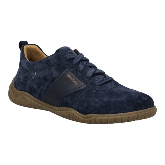 Josef Seibel Men's Wallace 07 Leather Casual Shoes Indigo Blue