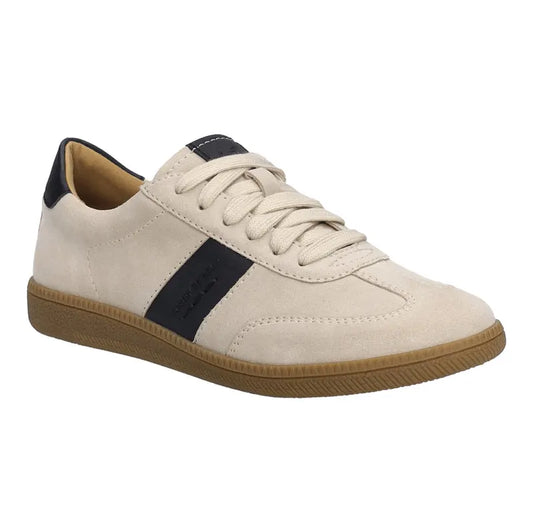 Josef Seibel Women's Joleen 01 Casual Leather Trainers Beige / Black