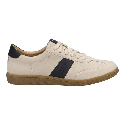 Josef Seibel Women's Joleen 01 Casual Leather Trainers Beige / Black