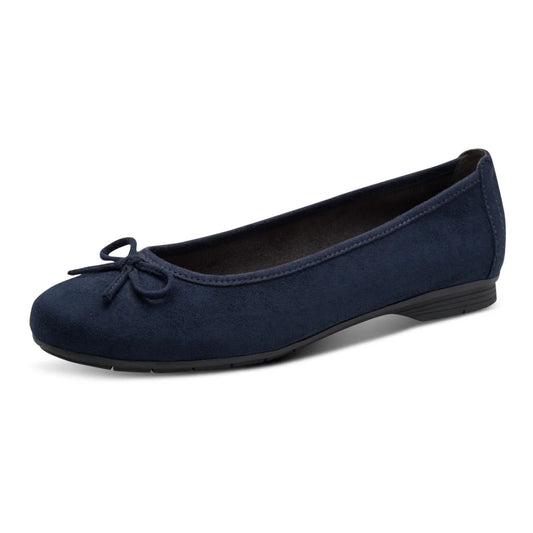 Jana Women's 8-22164-41 Ballet Flat - Navy