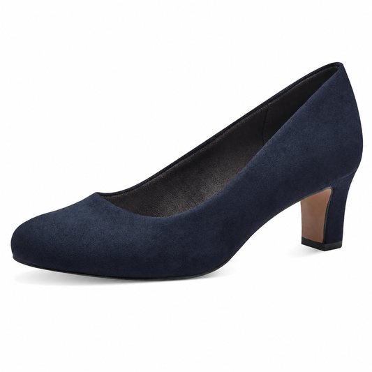 Jana Women's 8-22470-41 Comfort Heel Pumps Shoes Ocean Blue
