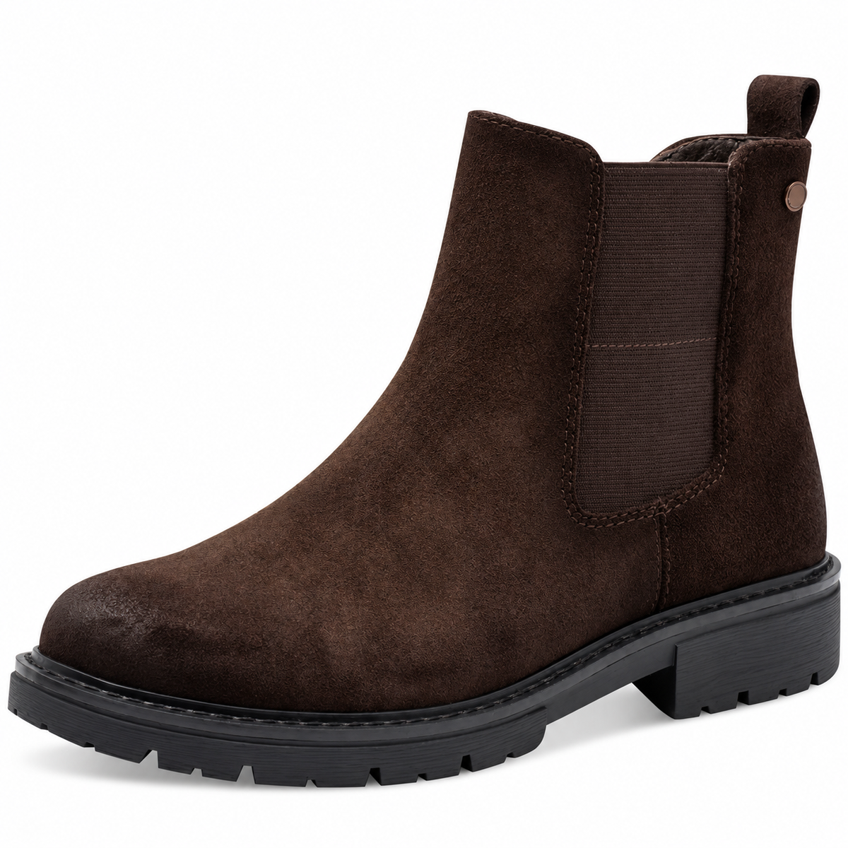 Suede Ankle boot in brown