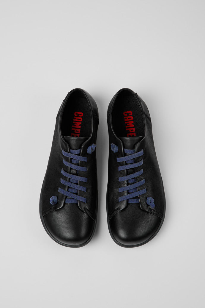 Camper Men's K100249 Peu Leather Casual Sneakers Black