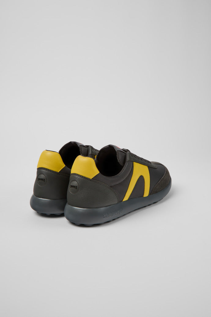 Camper Men's K100546 Pelotas XLite Textile Leather Sneakers Grey