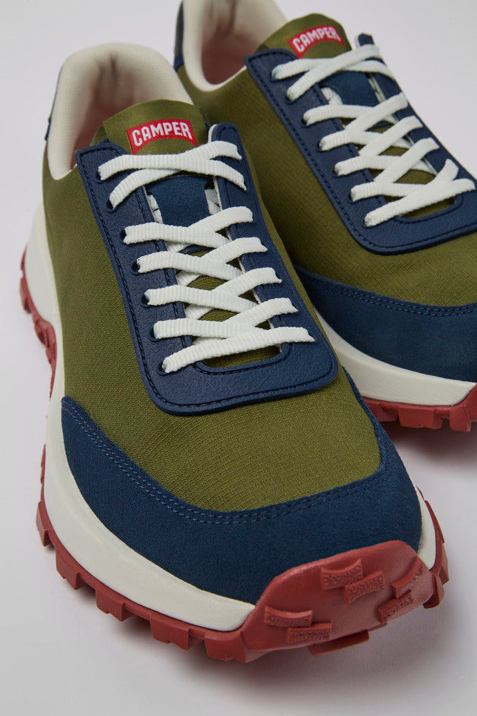 Camper Men's K100864 Drift Trail Textile Nubuck Sneakers Mao Green