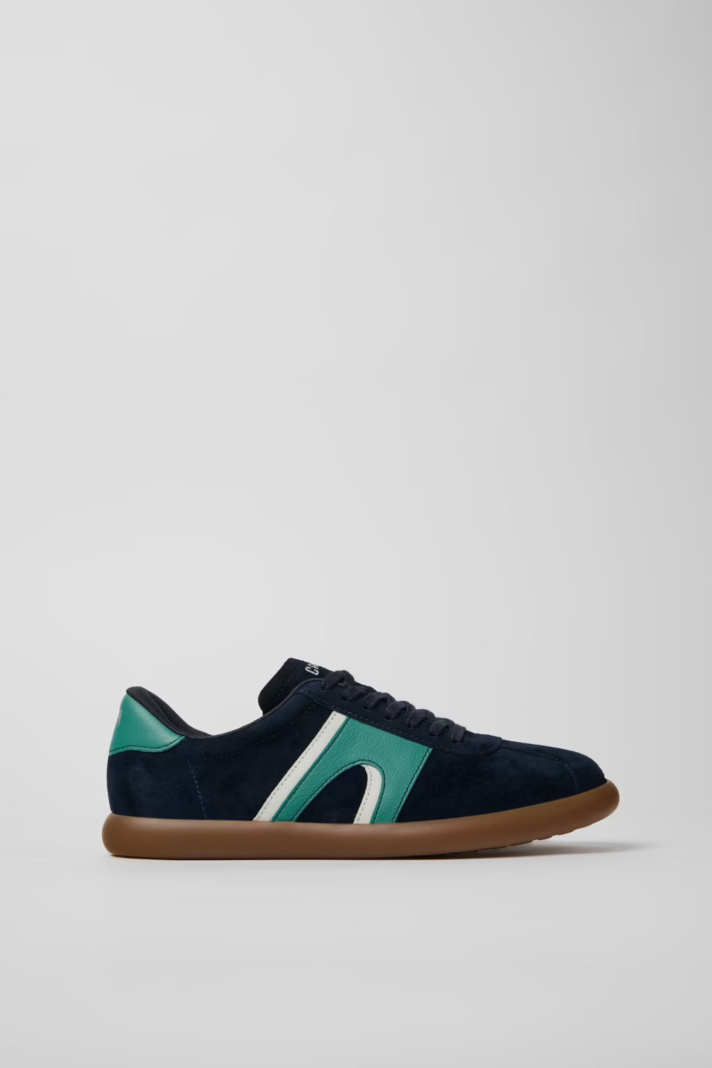 Camper Men's K100937-027 Pelotas Soller Nubuck Leather Sneakers Blue