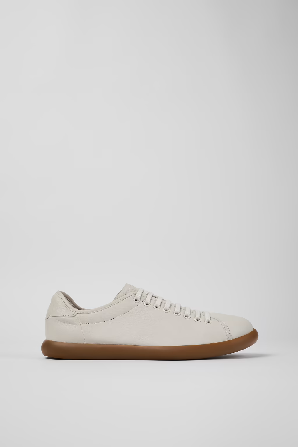 Camper Men's K100974 Pelotas Soller Nubuck Leather Sneakers White