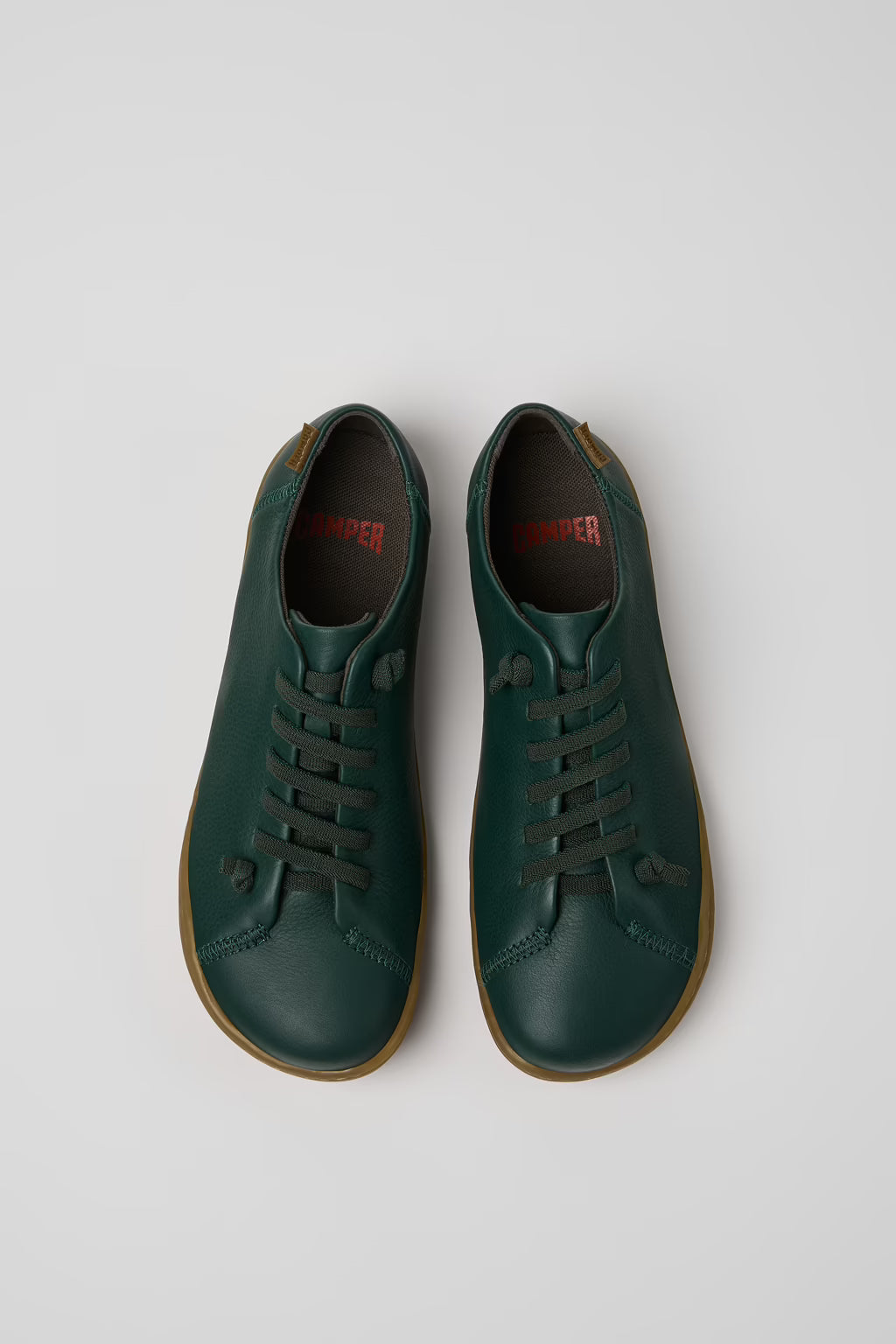 Camper Women's K200514 Peu Leather Sneakers Green