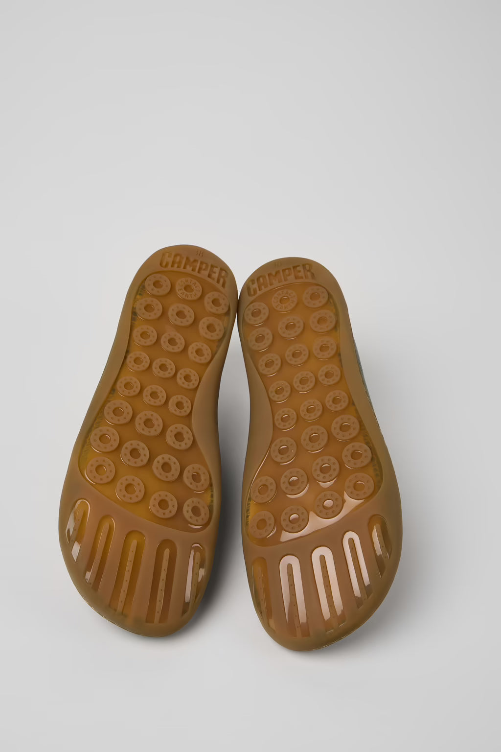 Camper Women's K200514 Peu Leather Sneakers Green