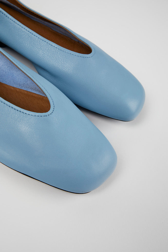 Camper Women's K201253 Casi Myra Leather Ballerina Shoes Blue