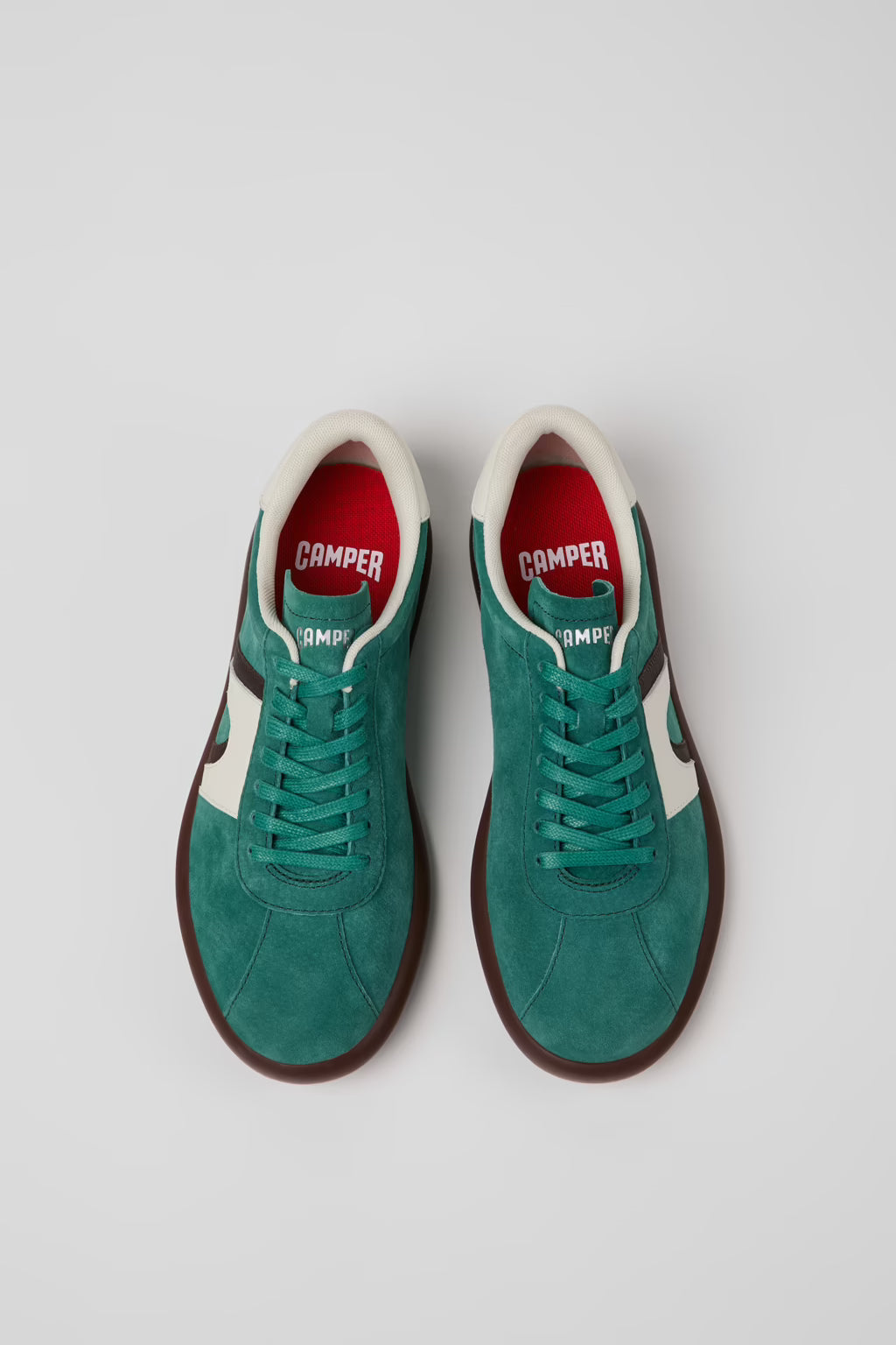Camper Women's K201608-031 Pelotas Leather Sneakers Green