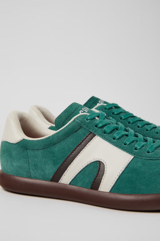 Camper Women's K201608-031 Pelotas Leather Sneakers Green
