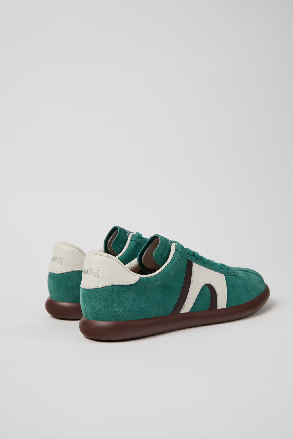 Camper Women's K201608-031 Pelotas Leather Sneakers Green