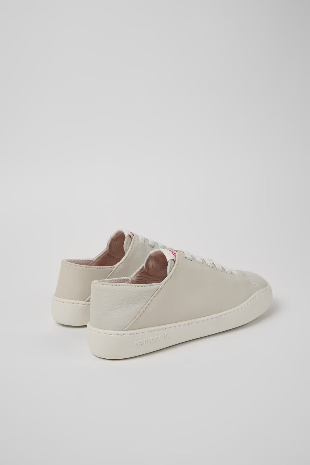 Camper Women's K201670 Twins Nubuck Leather Sneakers Multi White