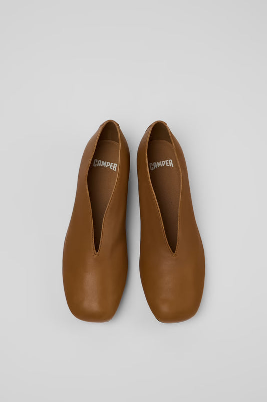 Camper Women's K201751-009 Casi Myra Leather Shoes Brown