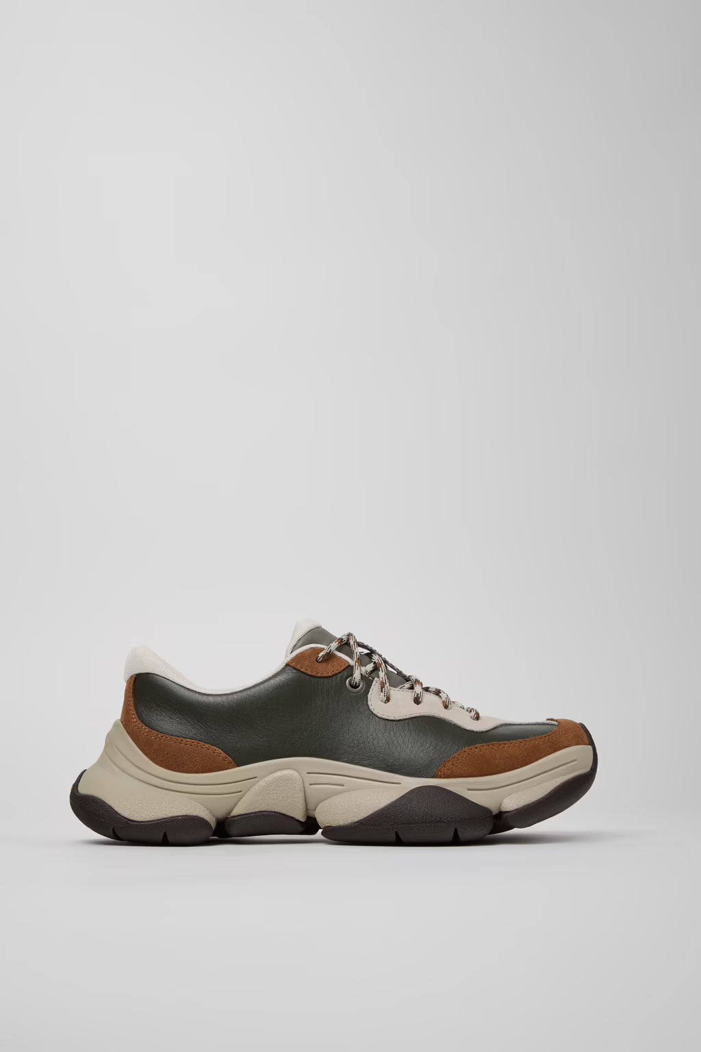 Camper Women's K201836 Karst Leather and Nubuck Sneakers Multi