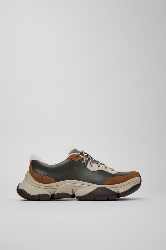 Camper Women's K201836 Karst Leather and Nubuck Sneakers Multi