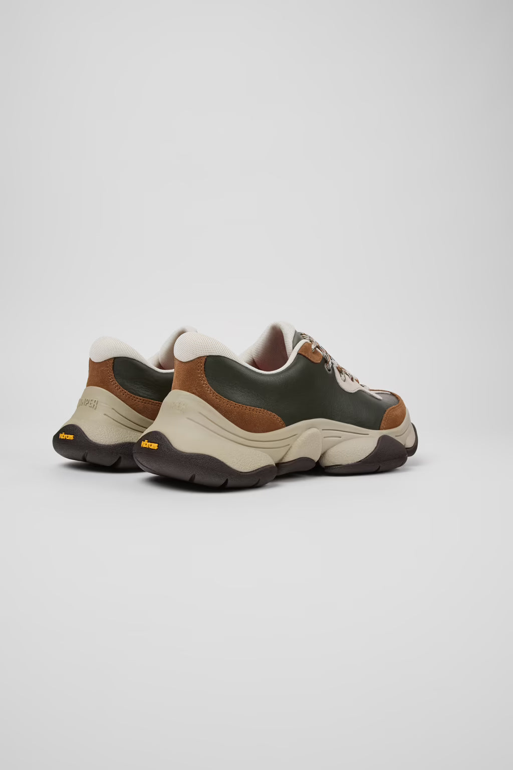 Camper Women's K201836 Karst Leather and Nubuck Sneakers Multi