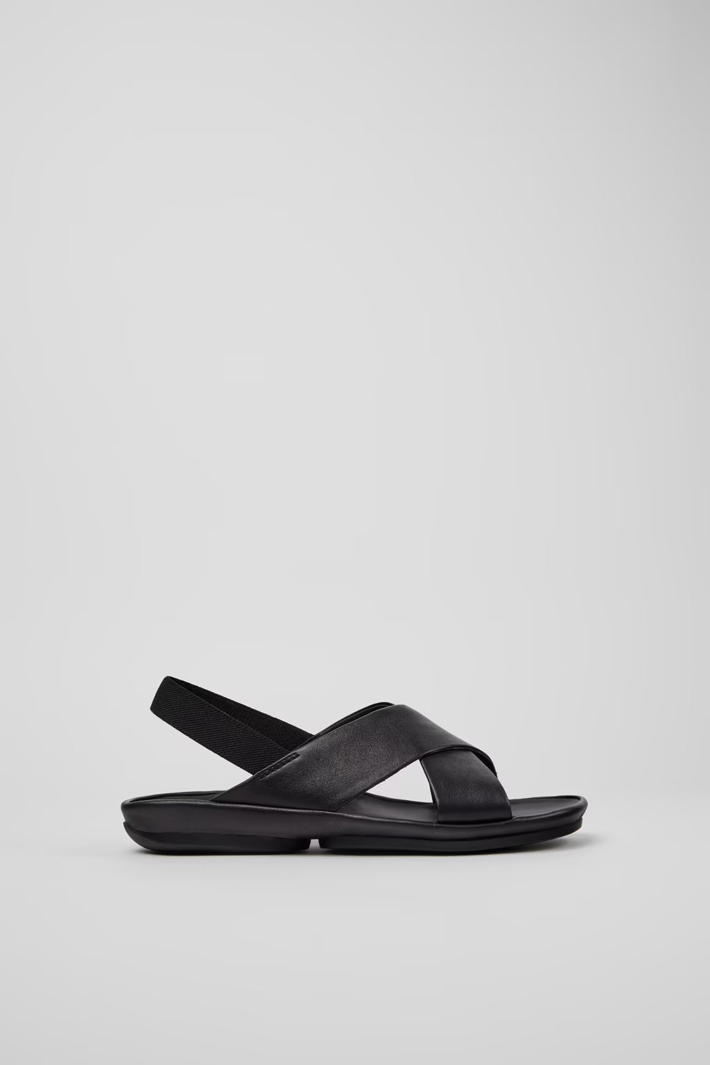 Camper Women's K201926-005 Right Isla Leather Sandals Black