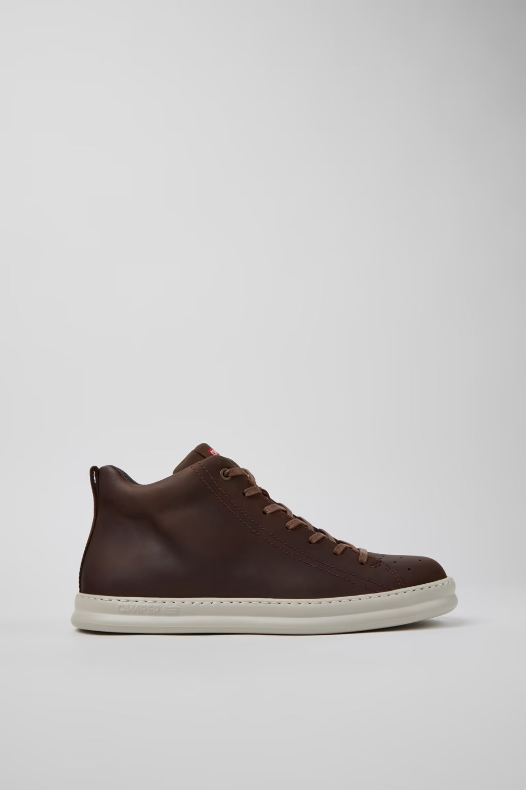 Camper Men's K300347 Runner Nubuck Leather Ankle Boots Brown