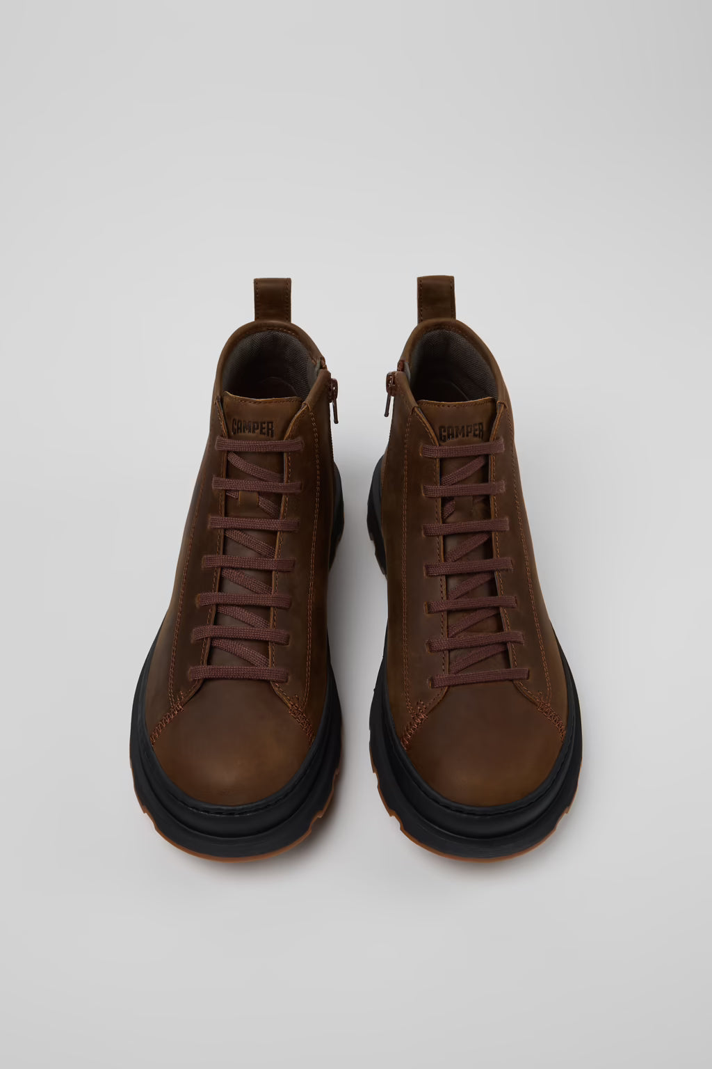 Camper Men's K300535 Brutus Nubuck Leather Ankle Boot Brown