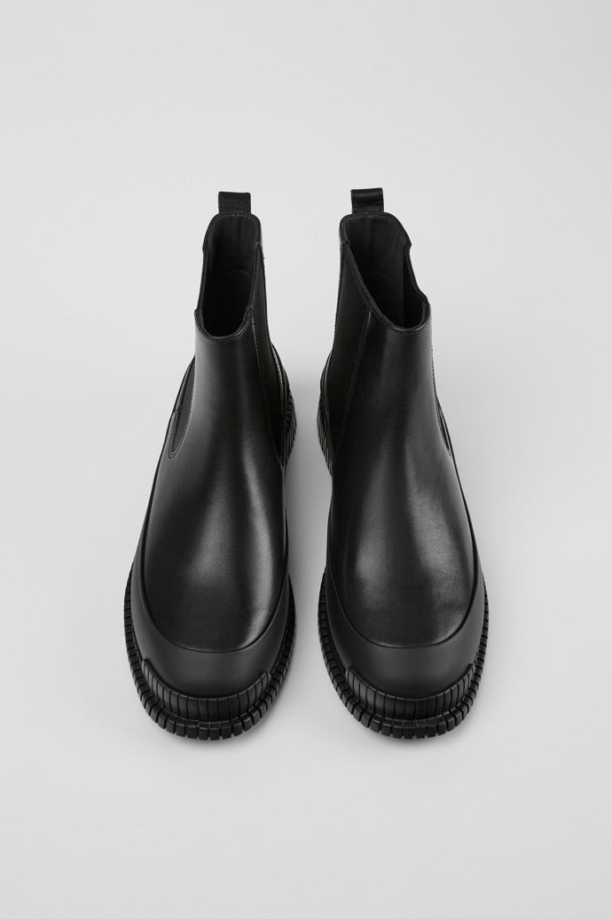 Camper Women's K400304 Pix Leather Chelsea Ankle Boots Black