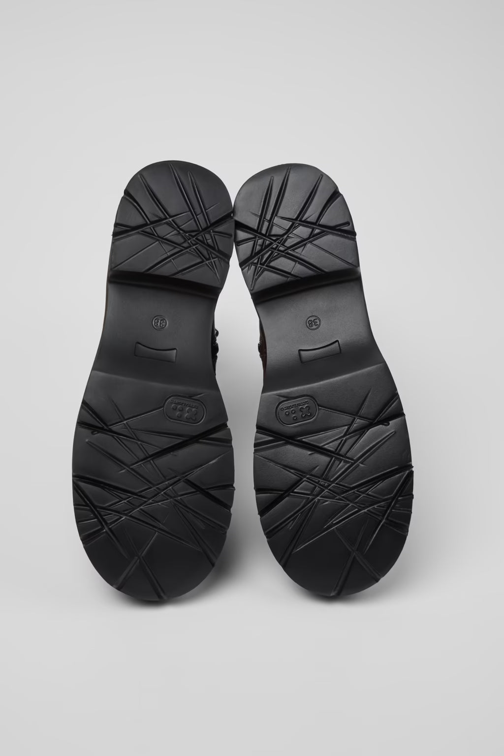 Camper Women's K400577 Milah Leather Ankle Boots Brown