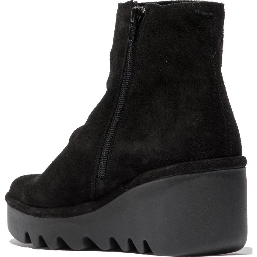 Fly London Women's BROM344FLY Ankle Boots Black Suede