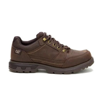 CAT Caterpillar Men's P726887 Pursue Hiker Low Leather Shoes Dark Brown
