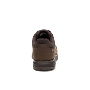 CAT Caterpillar Men's P726887 Pursue Hiker Low Leather Shoes Dark Brown